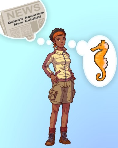 Quinn's Aquarium Current Events Badge