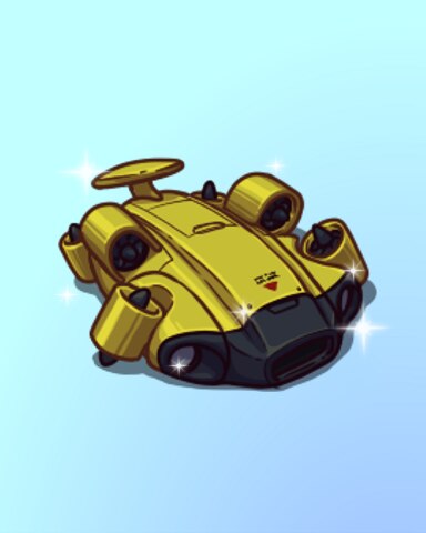 Quinn's Aquarium Little, Yellow, Different Badge