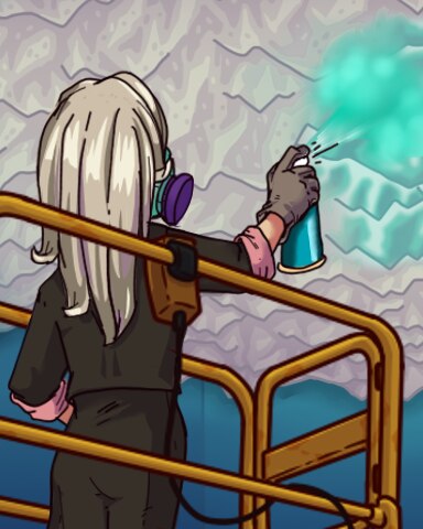 Quinn's Aquarium High Art Badge