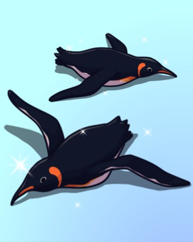 Quinn's Aquarium Prefab Penguins Badge
