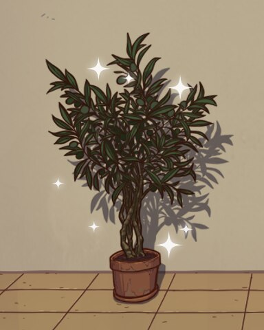 Quinn's Aquarium Olive Branch Badge