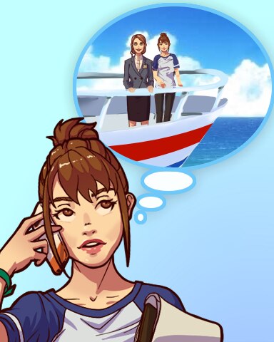 Quinn's Aquarium Sailing Takes Me Away Badge