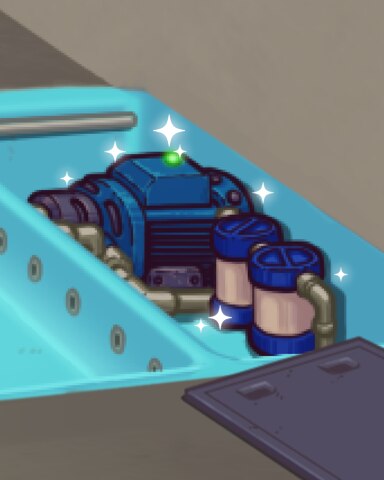 Quinn's Aquarium Power Up! Badge