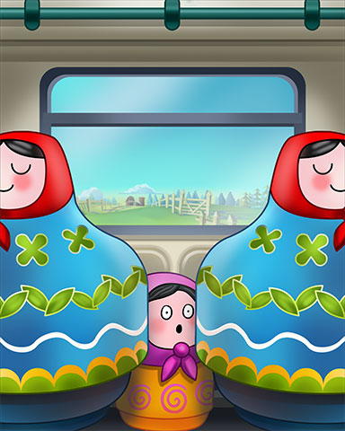 Trizzle Crowded Train Badge