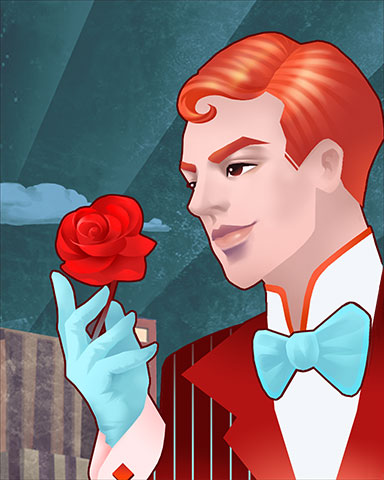 Pogo World Class Solitaire HD Dapper Jack Badge