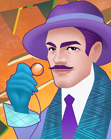 Pogo World Class Solitaire HD Dapper Traveler Badge