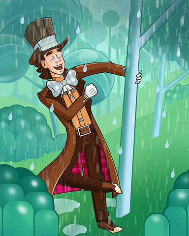 Sweet Tooth Town Singing in the Rain Badge