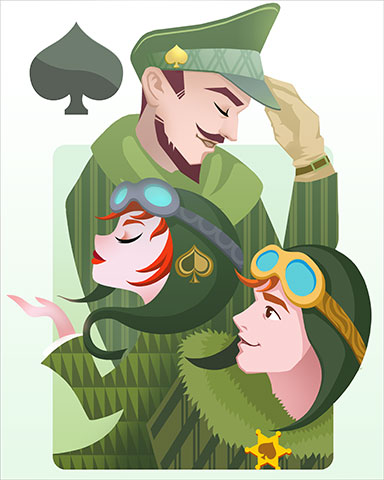 Aces Up! HD Spades of the Sky Badge