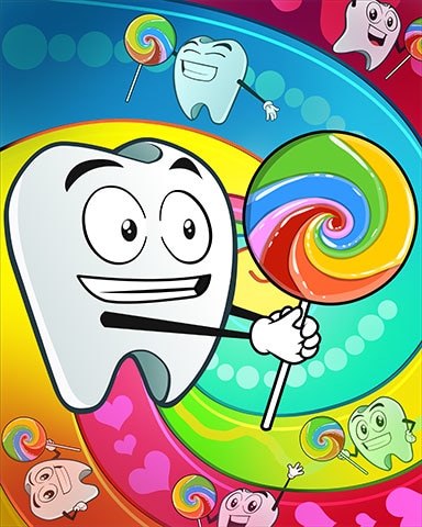 Sweet Tooth Town Lovely Swirls Badge