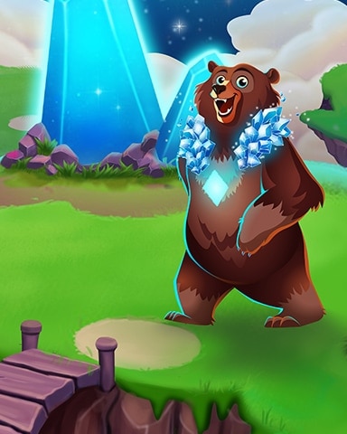 Bejeweled Stars Harry Happy Days Badge