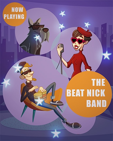 Pogo Canasta HD Beatnick Band Badge