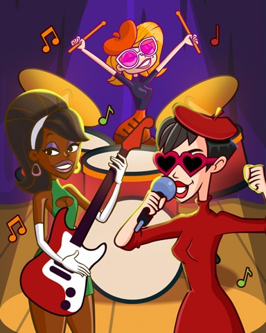 Pogo Canasta HD Girl Band Badge