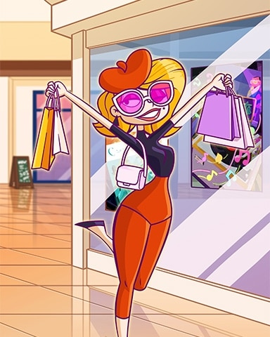 Canasta HD Kim Shopping Spree Badge