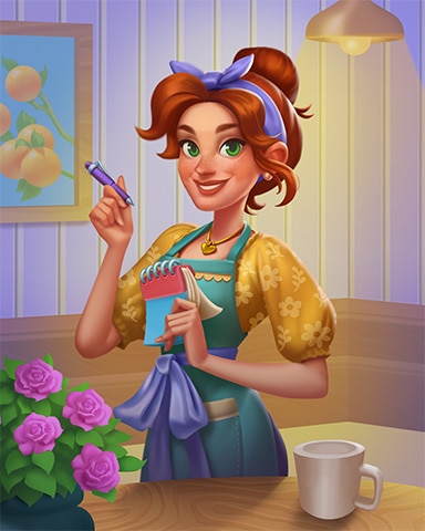 Pogo Card Scramble: Viola's Diner Take Your Order Badge