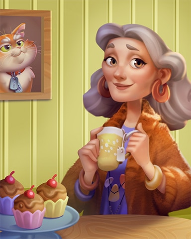 Pogo Card Scramble: Viola's Diner Tea and Cakes Badge