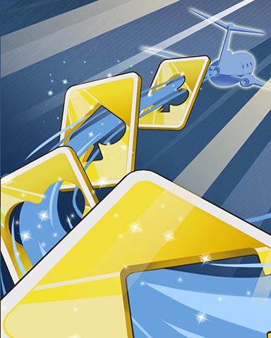 Clubs in the Clouds Badge - First Class Solitaire HD