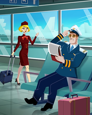 First Class Solitaire HD Captain Confused Badge