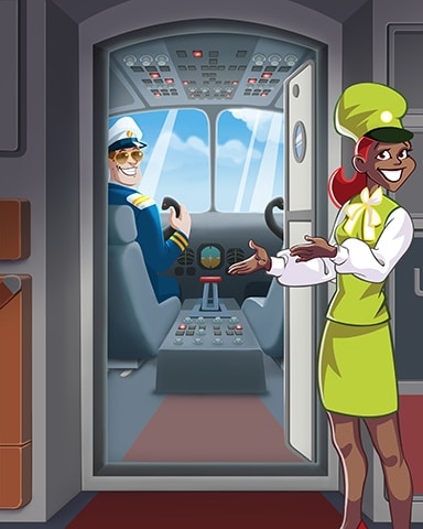 First Class Solitaire HD Welcome to the Cockpit Badge