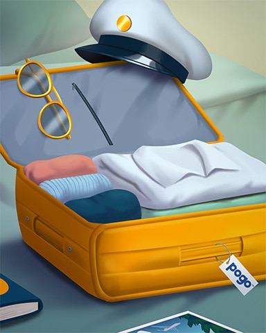 Pogo First Class Solitaire HD Pilot's Suitcase Badge