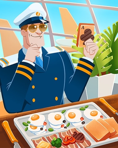 First Class Solitaire HD Ace Pilot Toast Badge