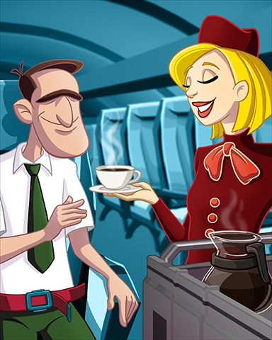 Coffee in the Sky Badge - First Class Solitaire HD