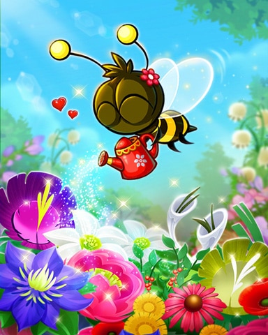 Garden Blast Bee-loved Garden Badge