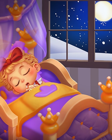 Matching Moments Sleeping Emma Badge