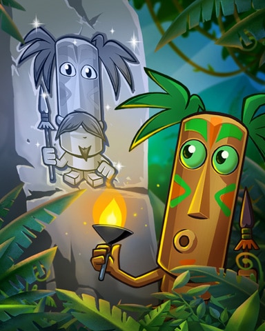 Pogo Jungle Gin HD Tiki Forefathers Badge