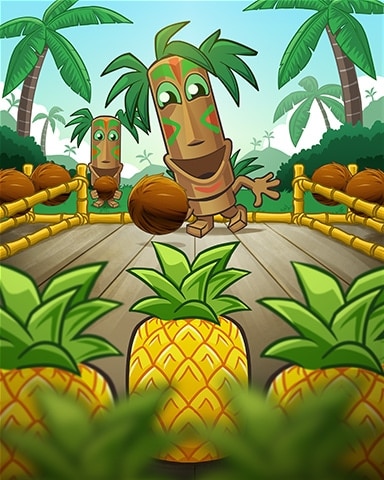 Jungle Gin HD Bowling Pineapple Badge