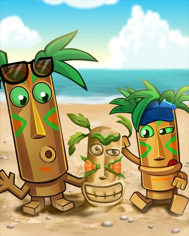 Sandy Tiki Badge - Jungle Gin HD