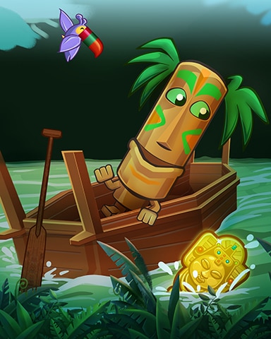 Jungle Gin HD Saving Treasure Badge