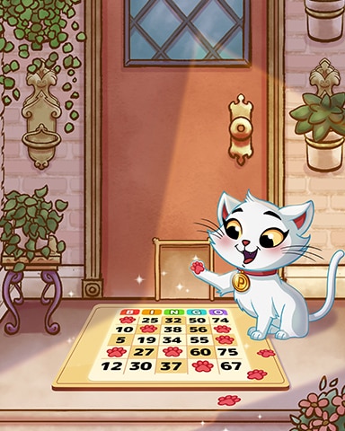 Lucky Cat Bingo Paw Play Badge