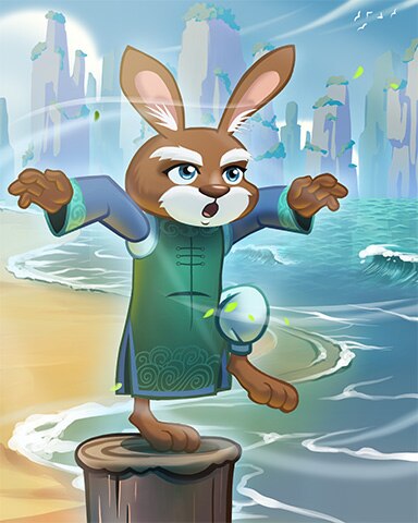 Mahjong Garden HD Kung Fu Rabbit Badge