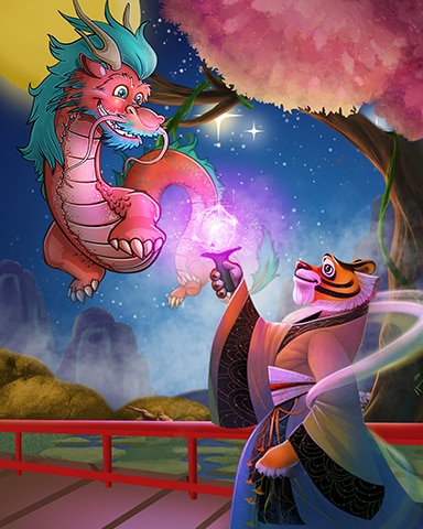 Mahjong Garden HD Tiger Summoner Badge