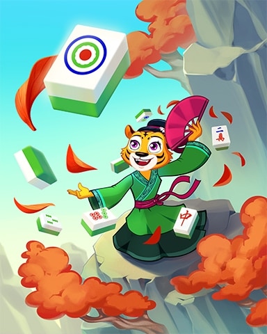 Mahjong Garden HD Tai Chi Tiger Badge