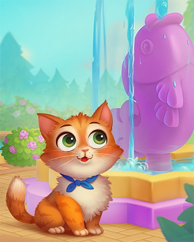 Pogo Matching Moments Fish Fountain Badge