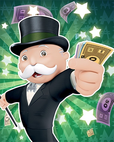 MONOPOLY Sudoku Fistful of Finance Badge