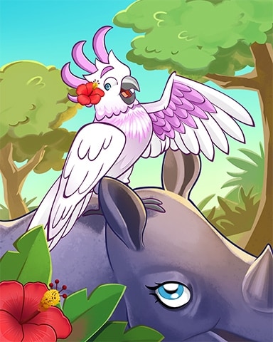 Mahjong Sanctuary Sir Burnaby's Rhino Badge