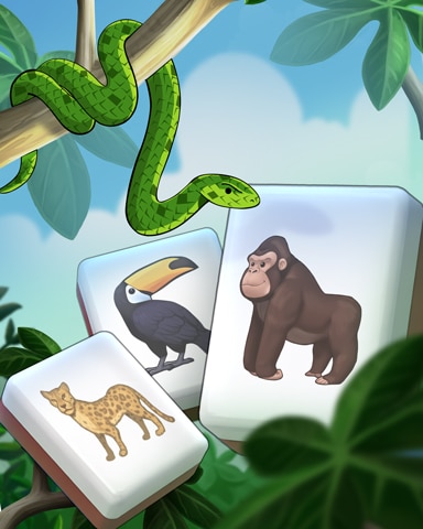 Mahjong Safari HD Choosed Snake Badge