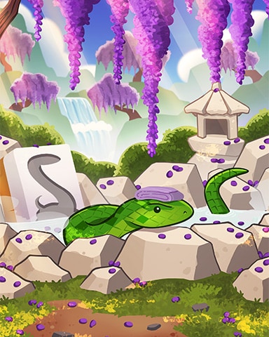 Mahjong Safari HD Snake Bath Badge