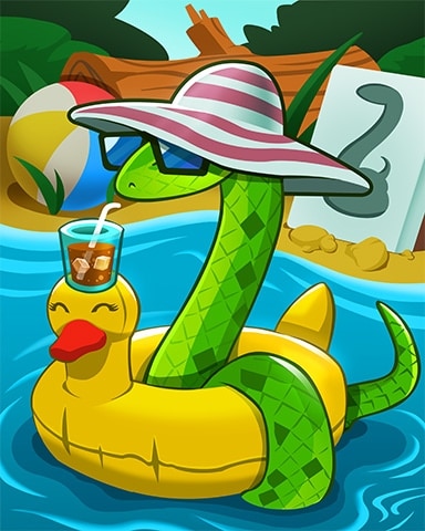 Mahjong Safari HD Summer Snake Badge
