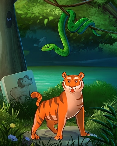 Mahjong Safari HD Where Are You Badge