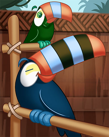 Jungle Gin HD Blissful Birds Badge