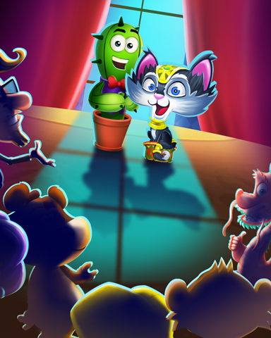 Pogo Addiction Solitaire HD Bobble Friends Badge