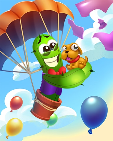 Poppit! Bingo Spike and Friend Badge