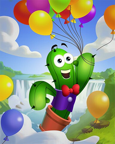 Poppit! Bingo Spike Balloons Badge