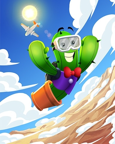 Poppit! Bingo Skydiving Spike Badge