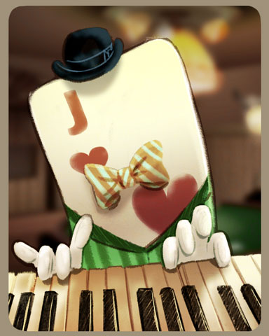 Double Deuce Poker HD Piano Jack Badge