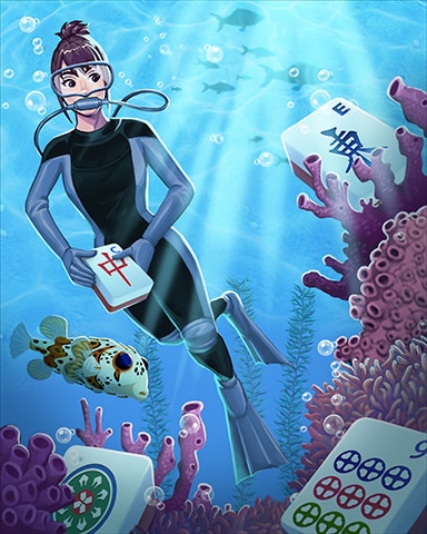 Quinn's Aquarium So Many Words Badge