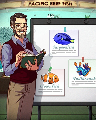 Quinn's Aquarium Learning from Dad Badge